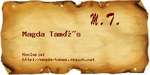 Magda Tamás névjegykártya